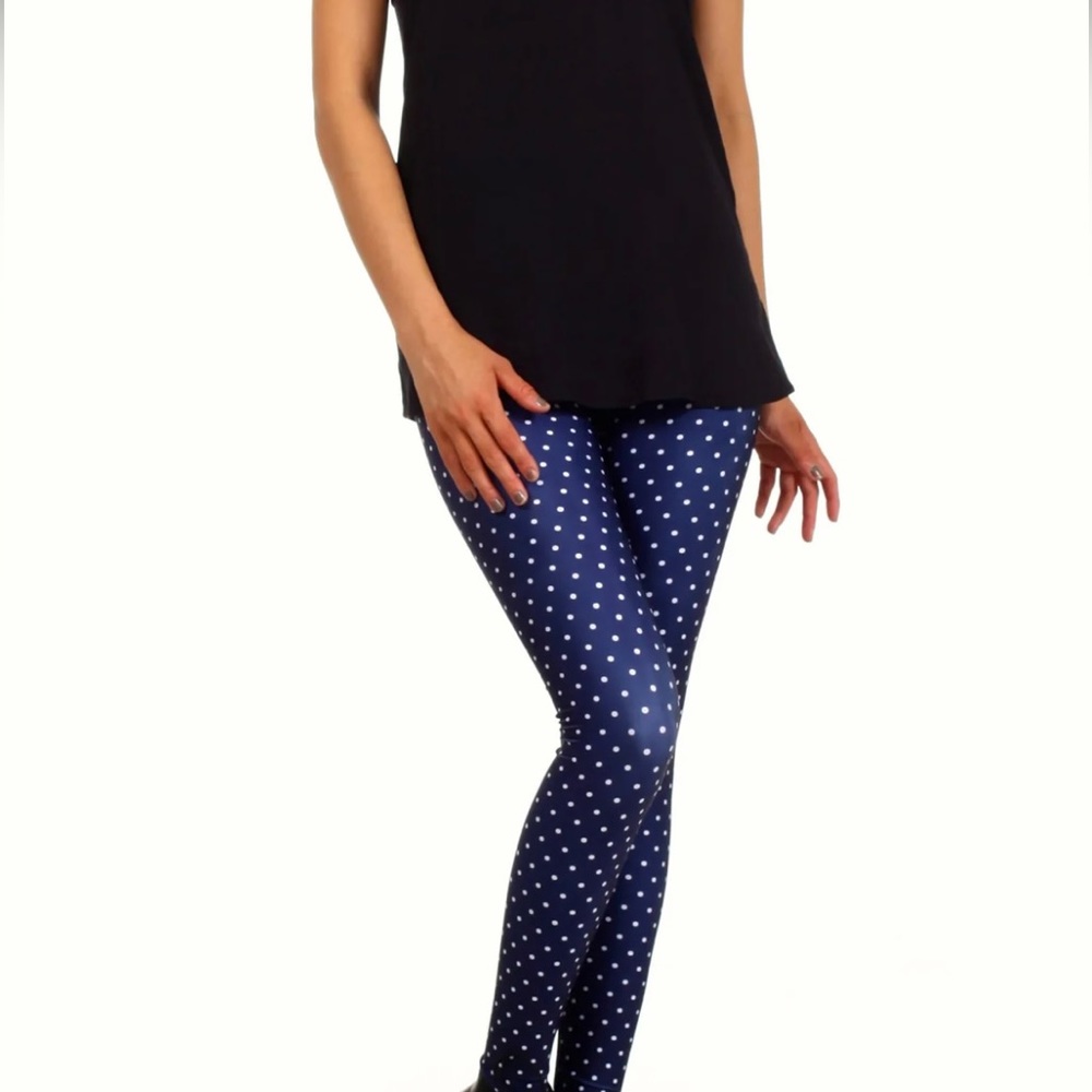 Poprageous polka dot print leggings
